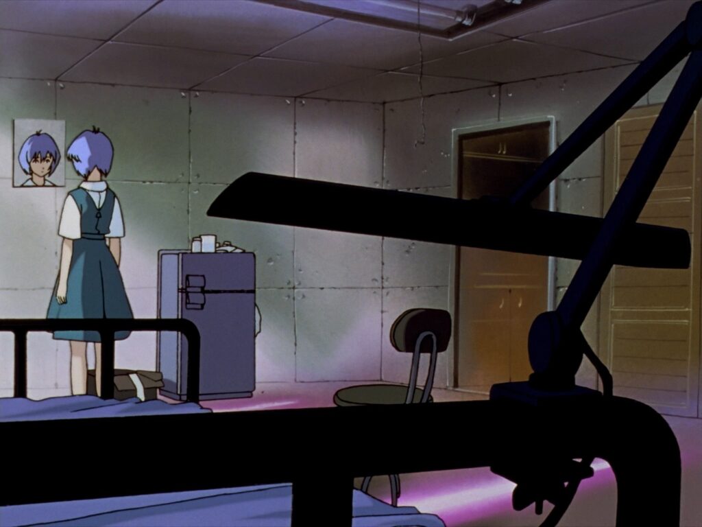 Image: Rei Ayanami in Neon Genesis Evangelion (1995) © Studio Khara. Used under Fair Use for review purposes.

